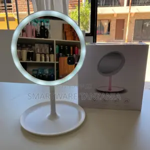 Touch Led Makeup Mirror 3 Color Lighting, 90 Degree Rotation