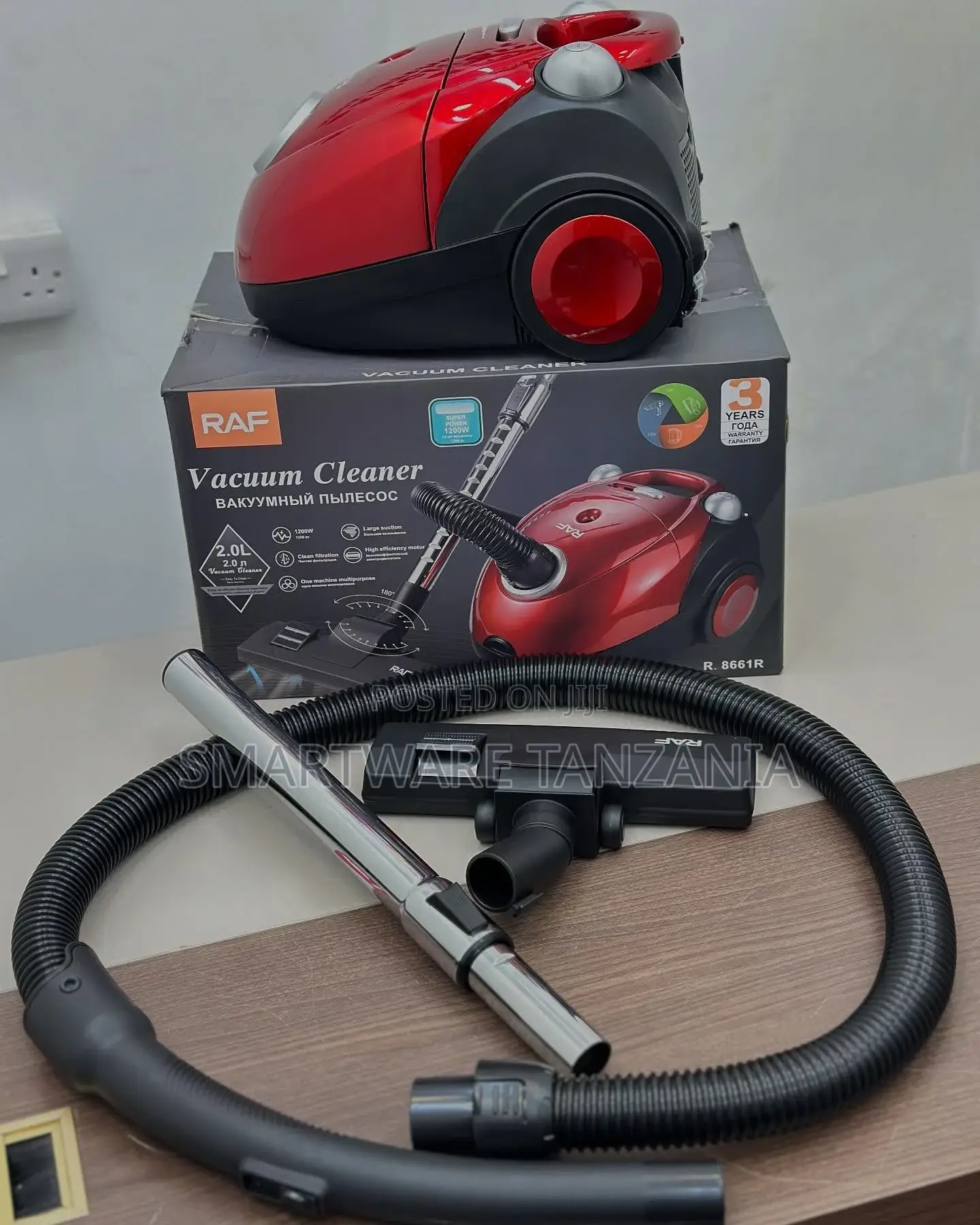 Raf Vacuum Cleaner-1200w With Power Suction, Blower Function