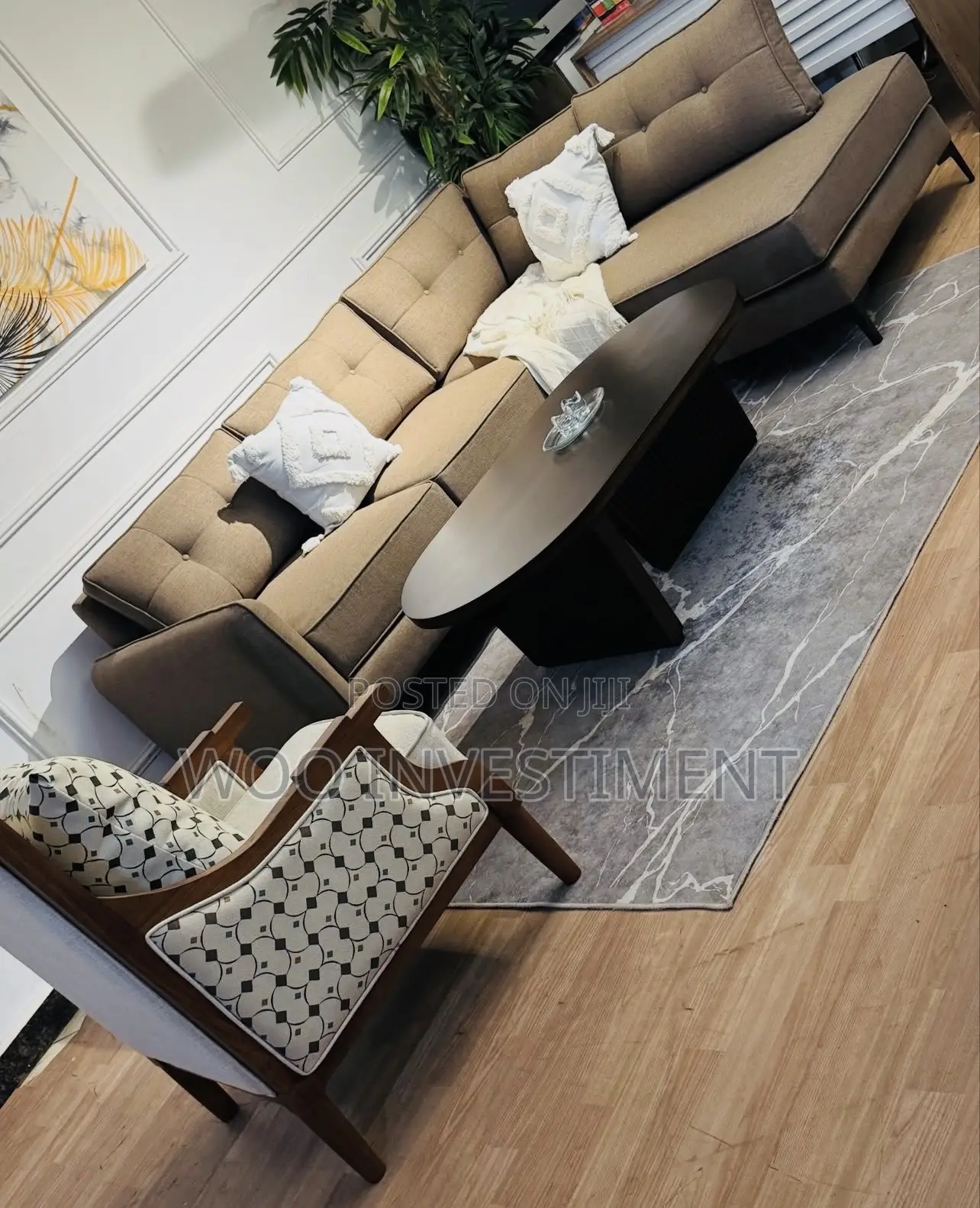 L-Shape Sofa Kali Sana Za L-Shape Clean Sana Materials