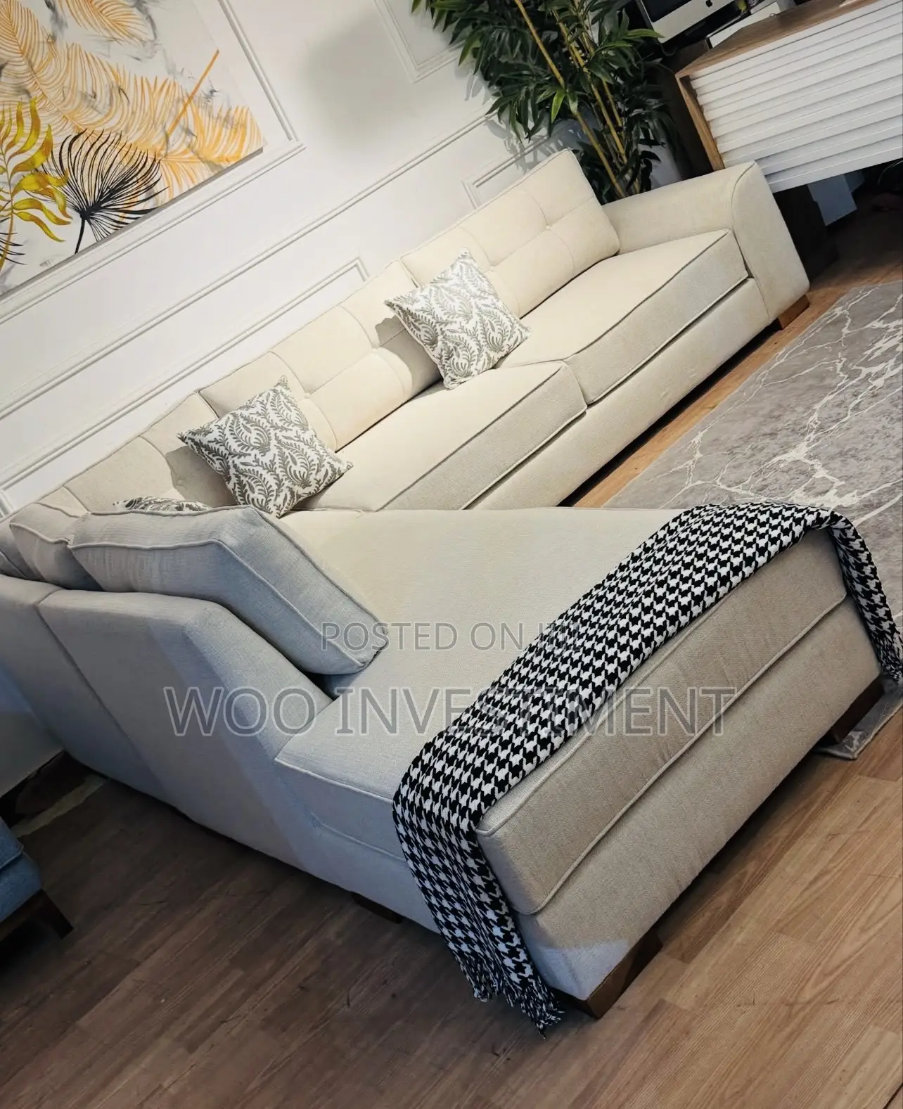 L-Shape Sofa Kali Sana Za L-Shape Clean Sana Materials