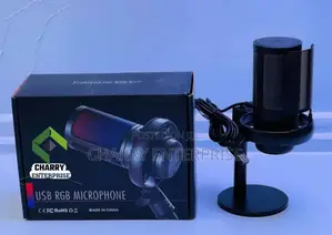 Usb RGB Noise Reduction Microphone Android iPhone Computer