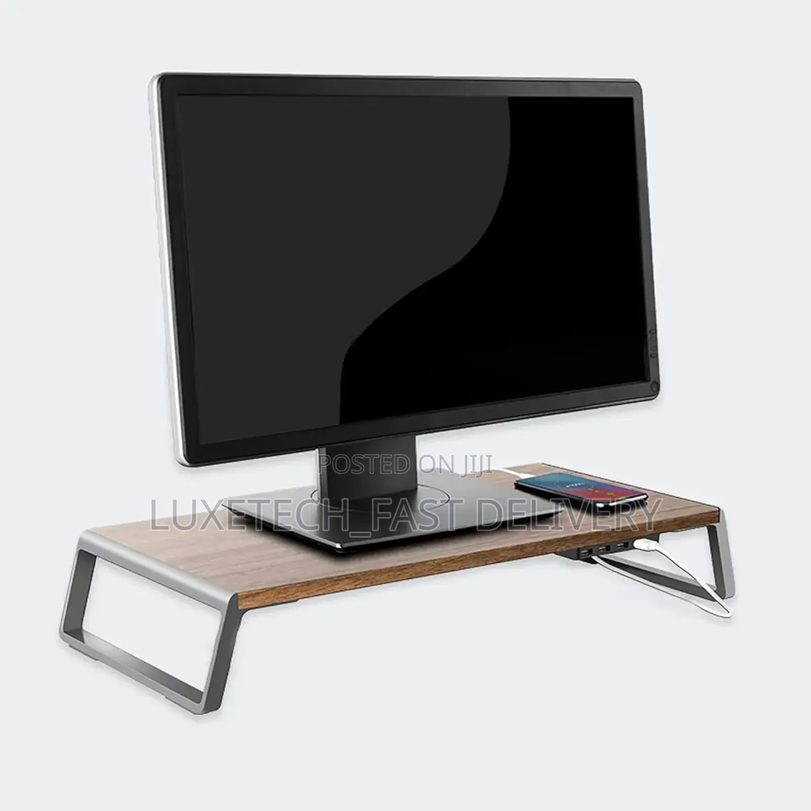 Dynamic Edges Monitor Stand Organizer