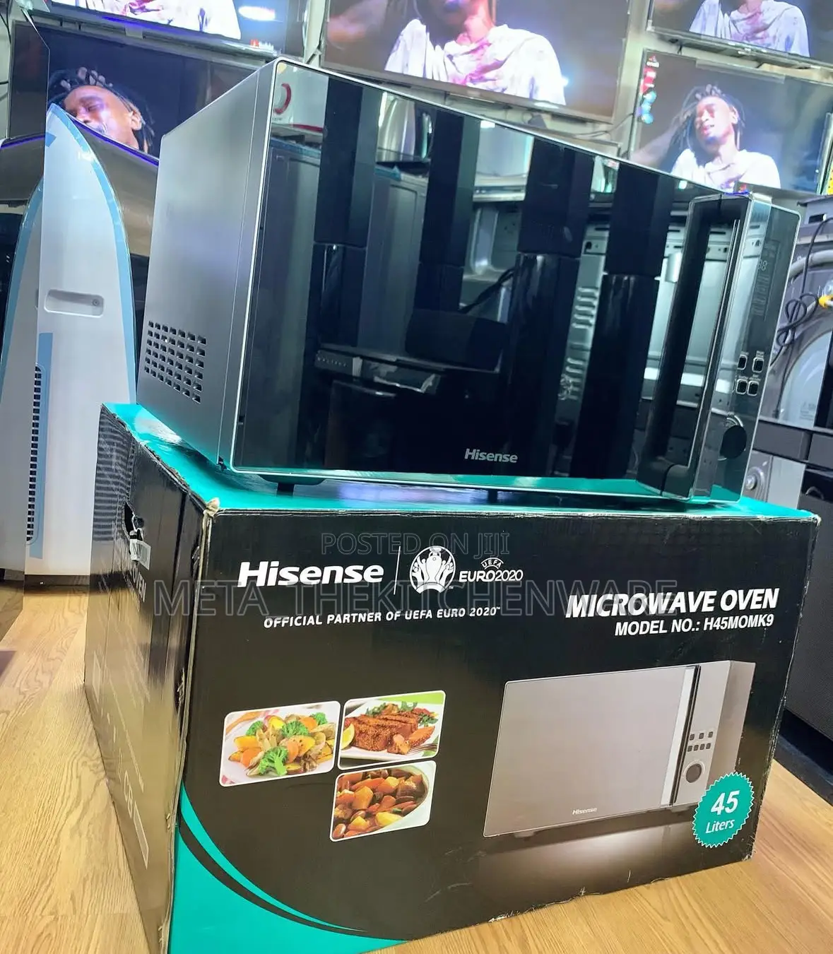 Hisense Digital Microwave Oven With Grill 45l|H45momk9