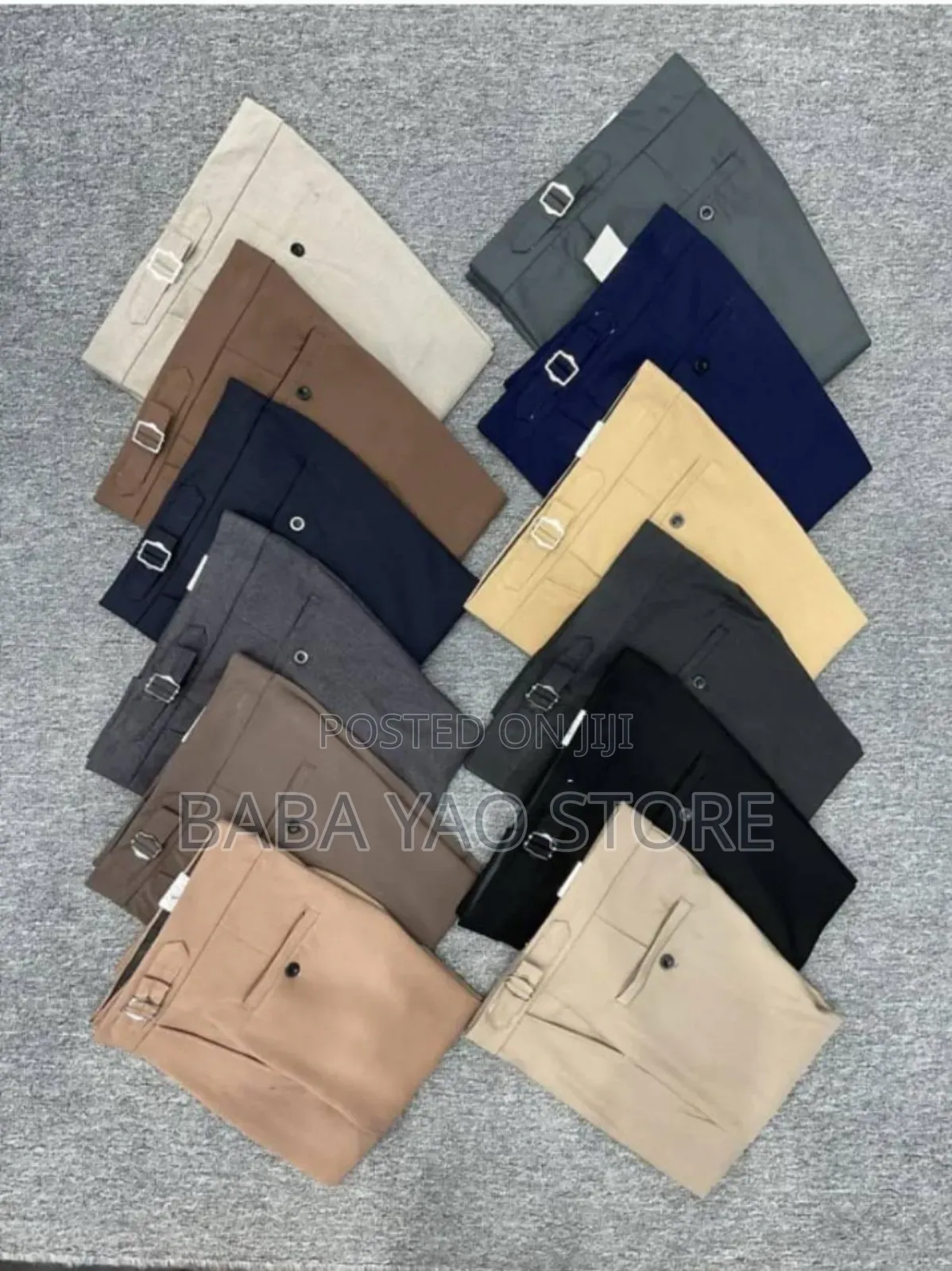 High-Quality Casual Pants Adjustable Trousers