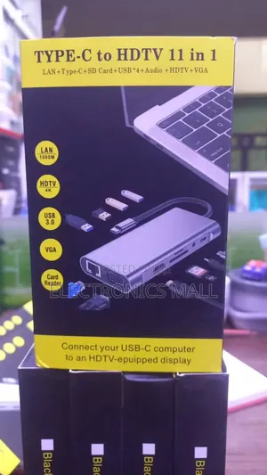 Type-C to HDTV 11 in 1 Adapter