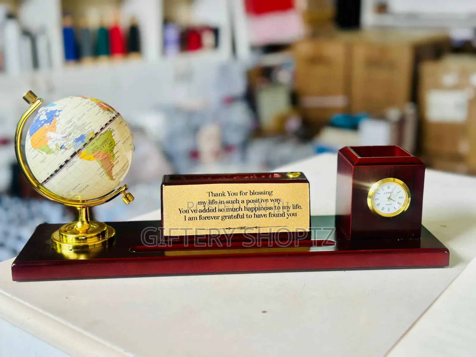 Globe Desk Organiser