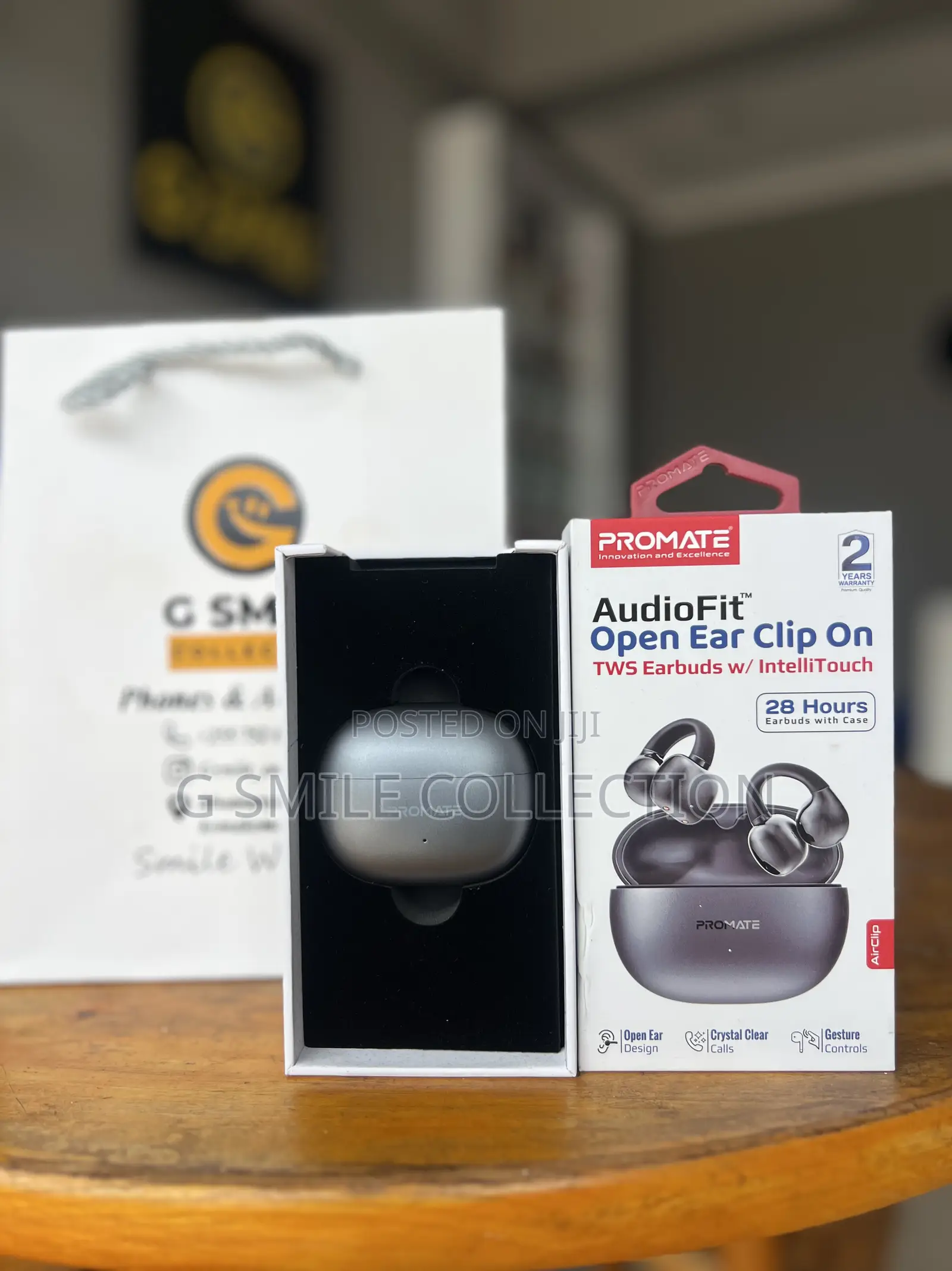 Promate Audiofit Open Ear Clip on TWS Earbuds