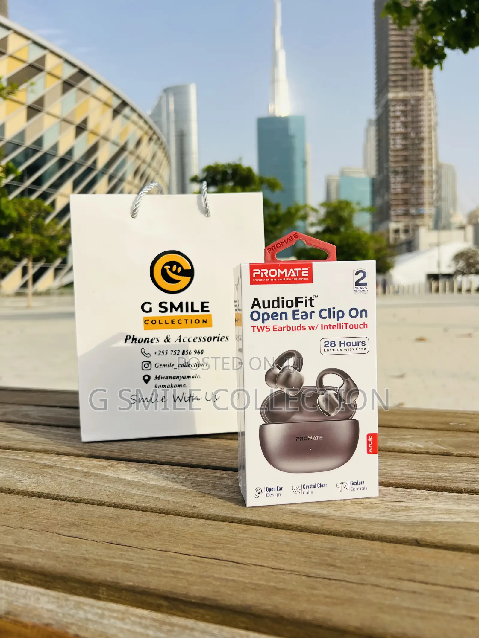 Promate Audiofit Open Ear Clip on TWS Earbuds