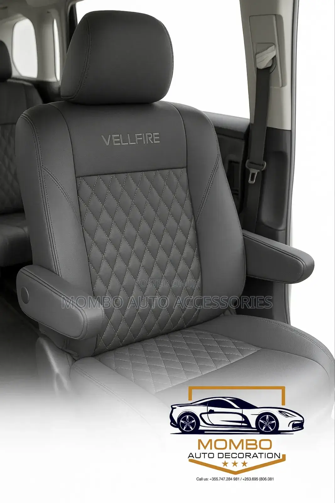 Original Seat Cover Alphard Vellfire