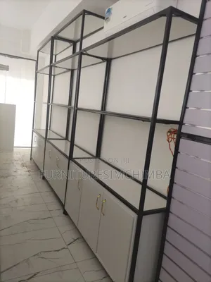 Shop's Shelf and Reception Table