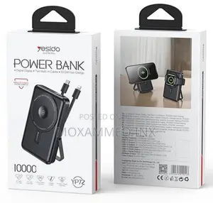 Yesido Yp72 Magsafe Powerbank and Stand, 10000mah Battery