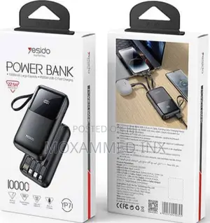 Yesido Yp71 Powerbank 10000mah Battery 4types