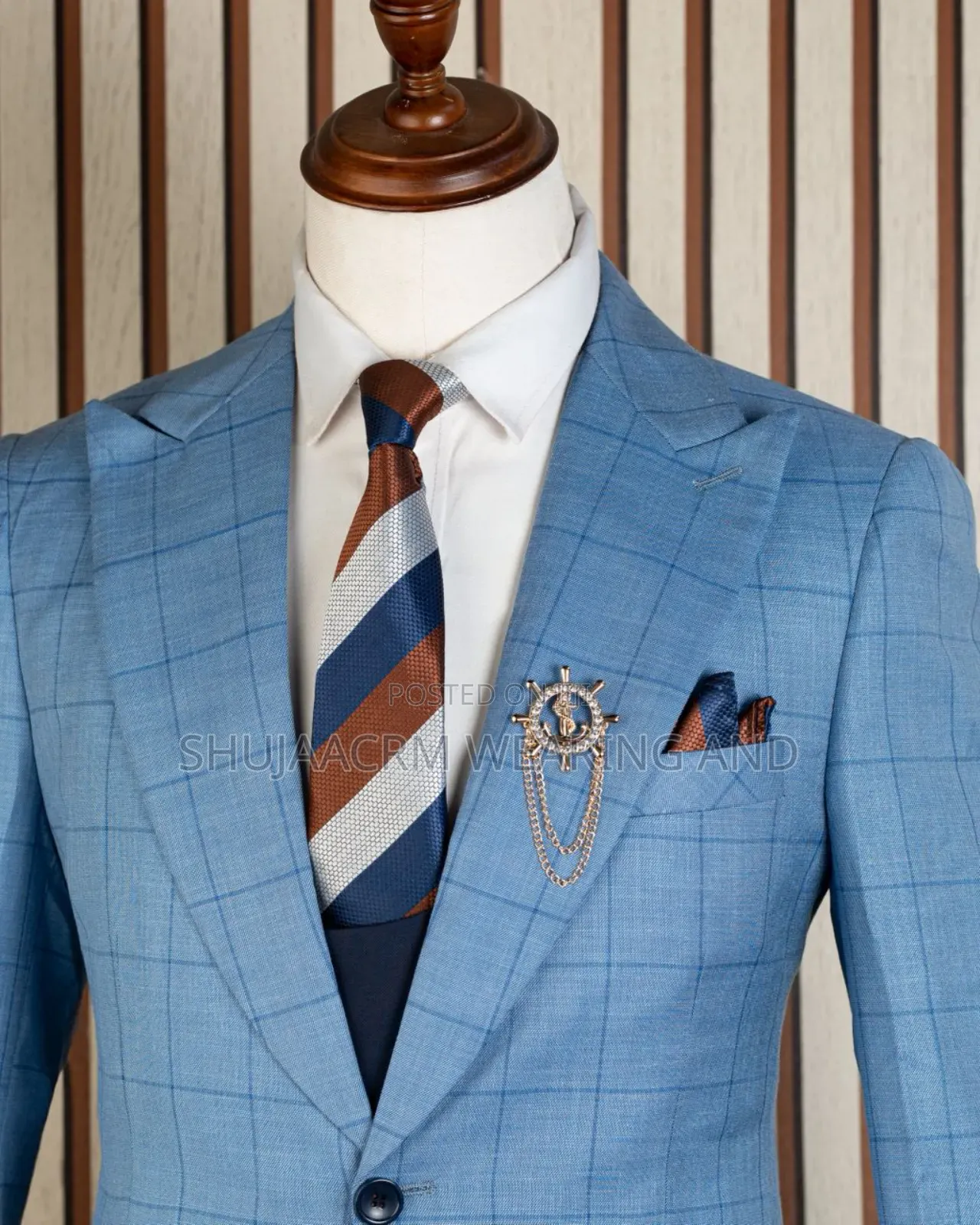 Light Blue Draft Suit/New Stock