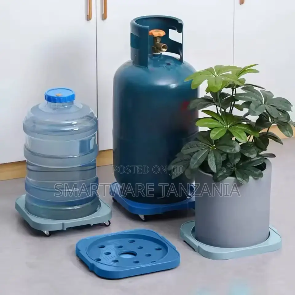Gas Bottle Shelf for Outdoor Use Robust Plant Mobile Stand