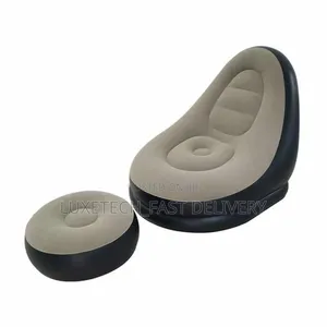 Inflatable Sofa Chair + Foot Rest 2 in 1