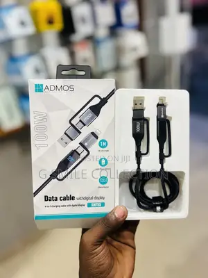 Admos Am755 Data Cable With Digital Display 100w 4 in 1