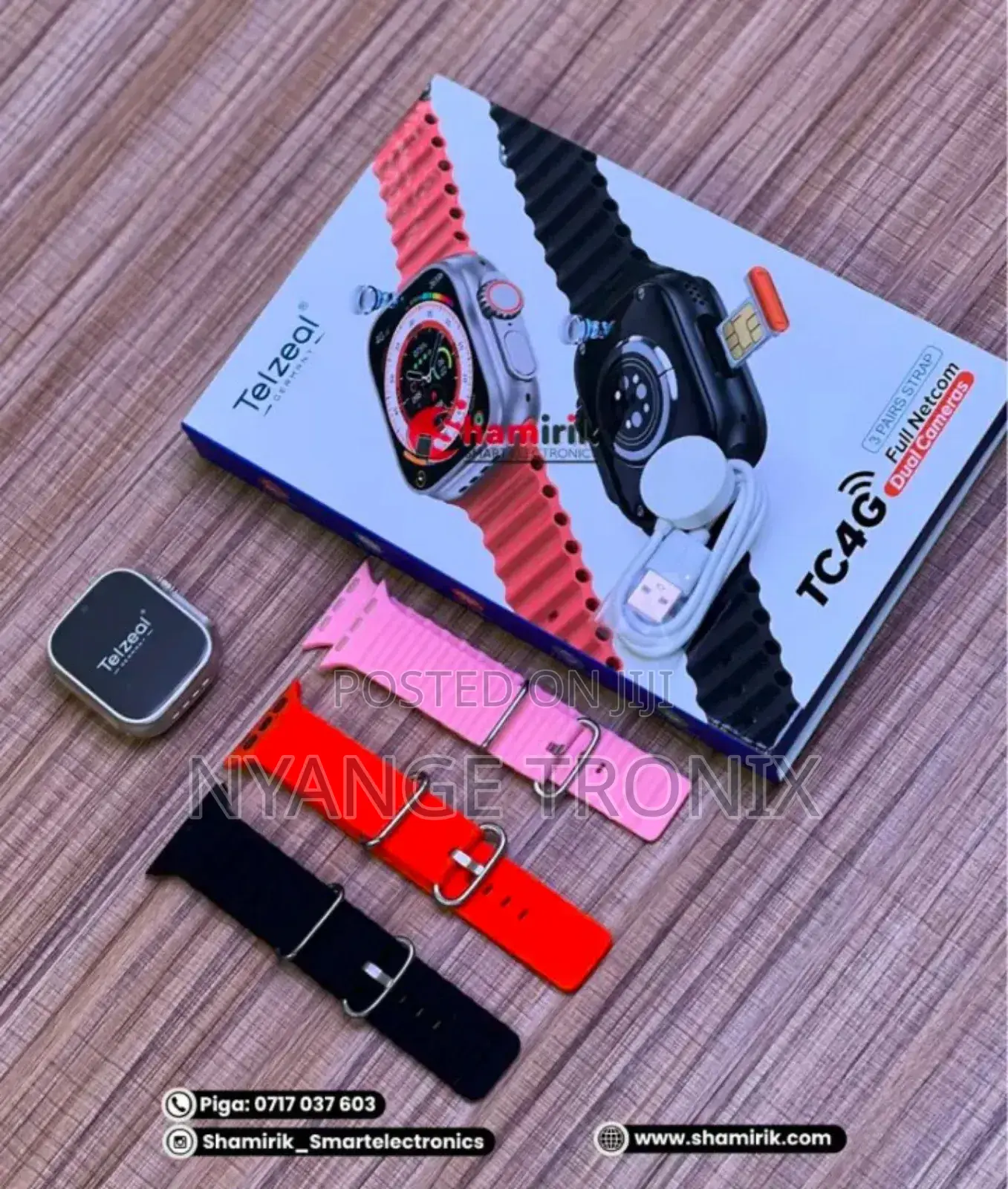 Tezeal Smartwatch 4g Storage 64gb Ram 4gb With Sim Card