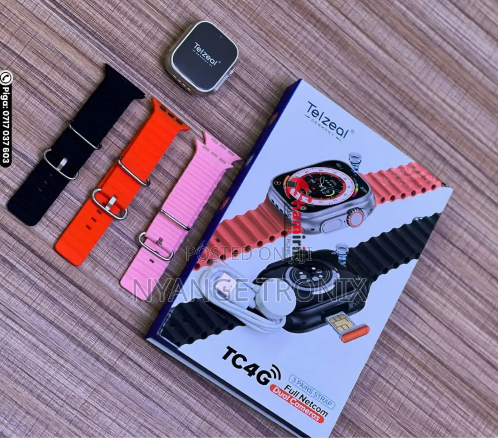 Tezeal Smartwatch 4g Storage 64gb Ram 4gb With Sim Card