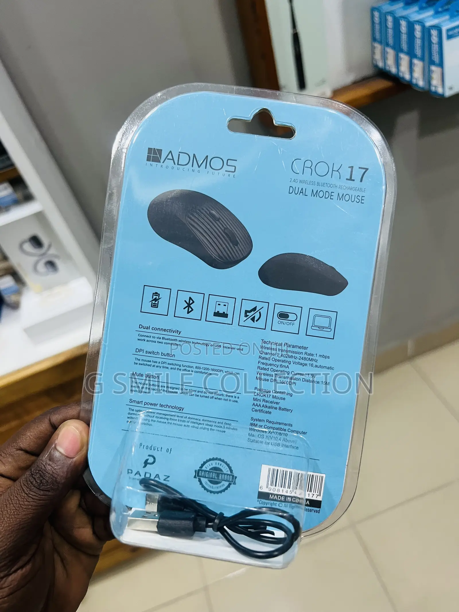 Admos Crok17 Wiress Mouse