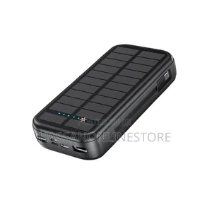 Green Lion Pd 20w Solar 2 16000mah Power Bank - Black