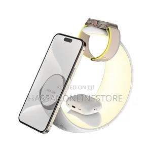 Green Lion Moon Charge 4 in 1 Wireless Charger - White