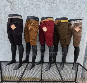 Multi Pocket Cargo Short Pants for Men