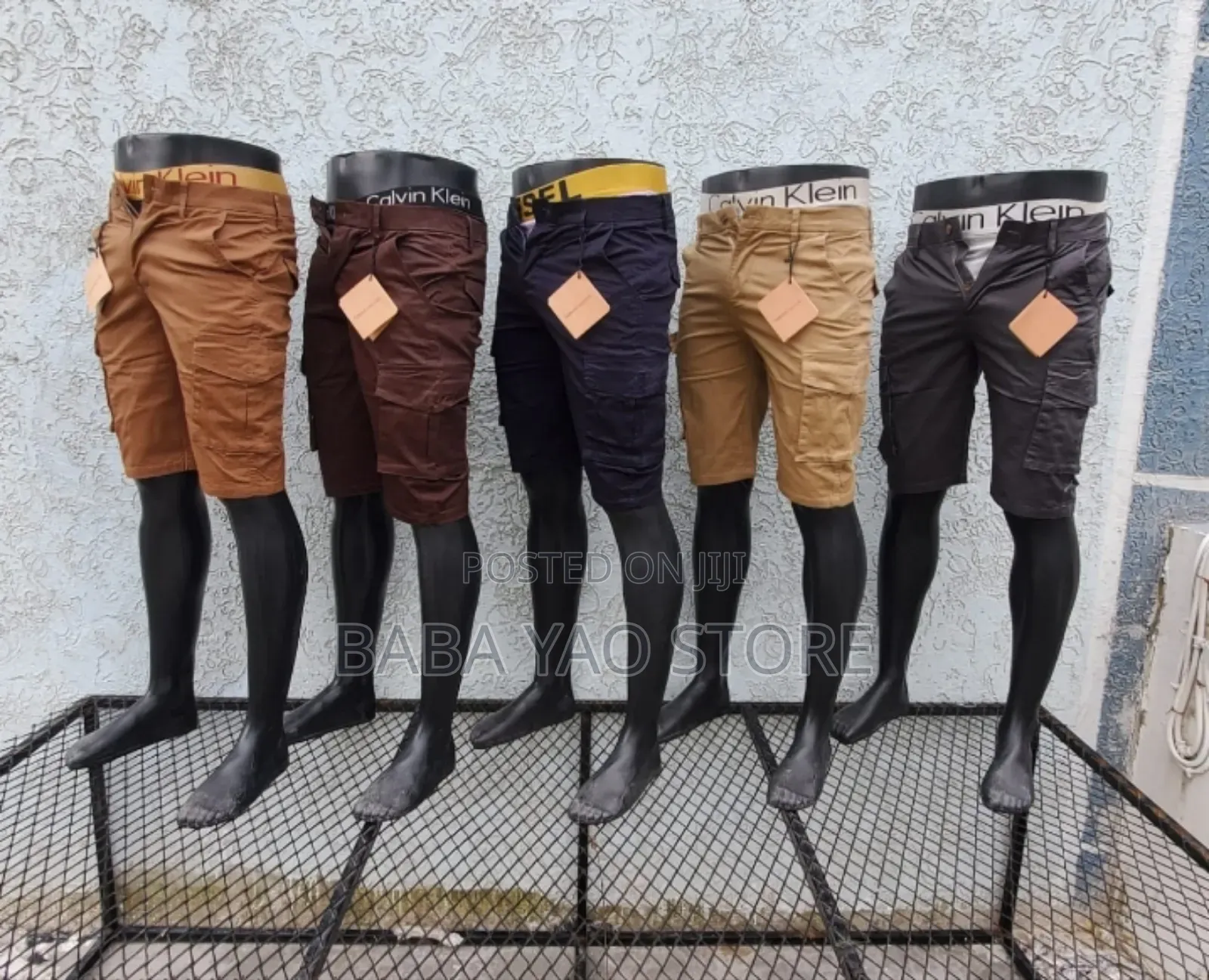 Multi Pocket Cargo Short Pants for Men