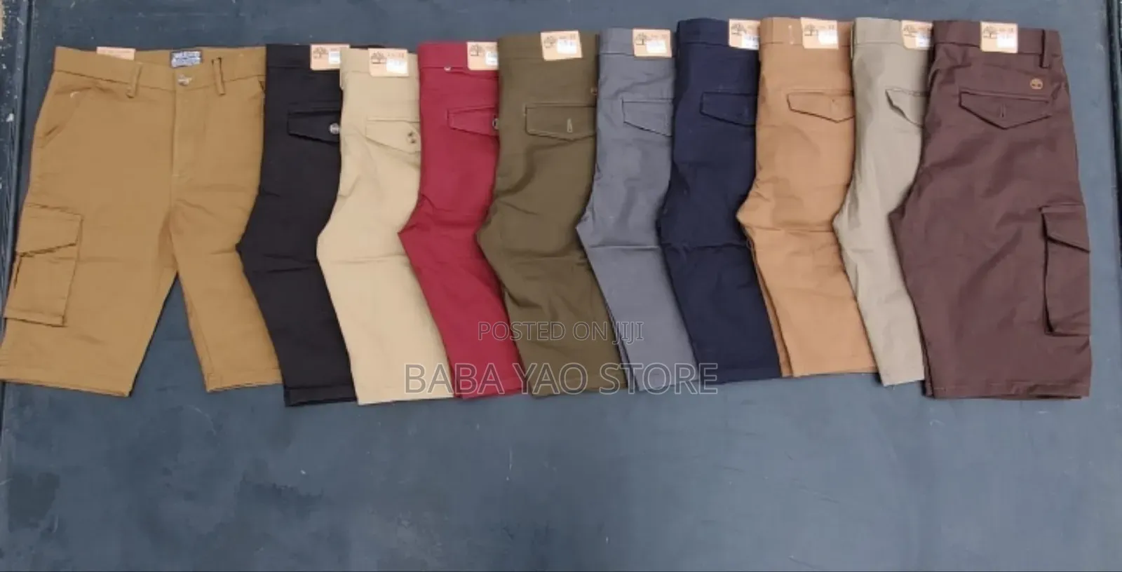 Multi Pocket Cargo Short Pants for Men