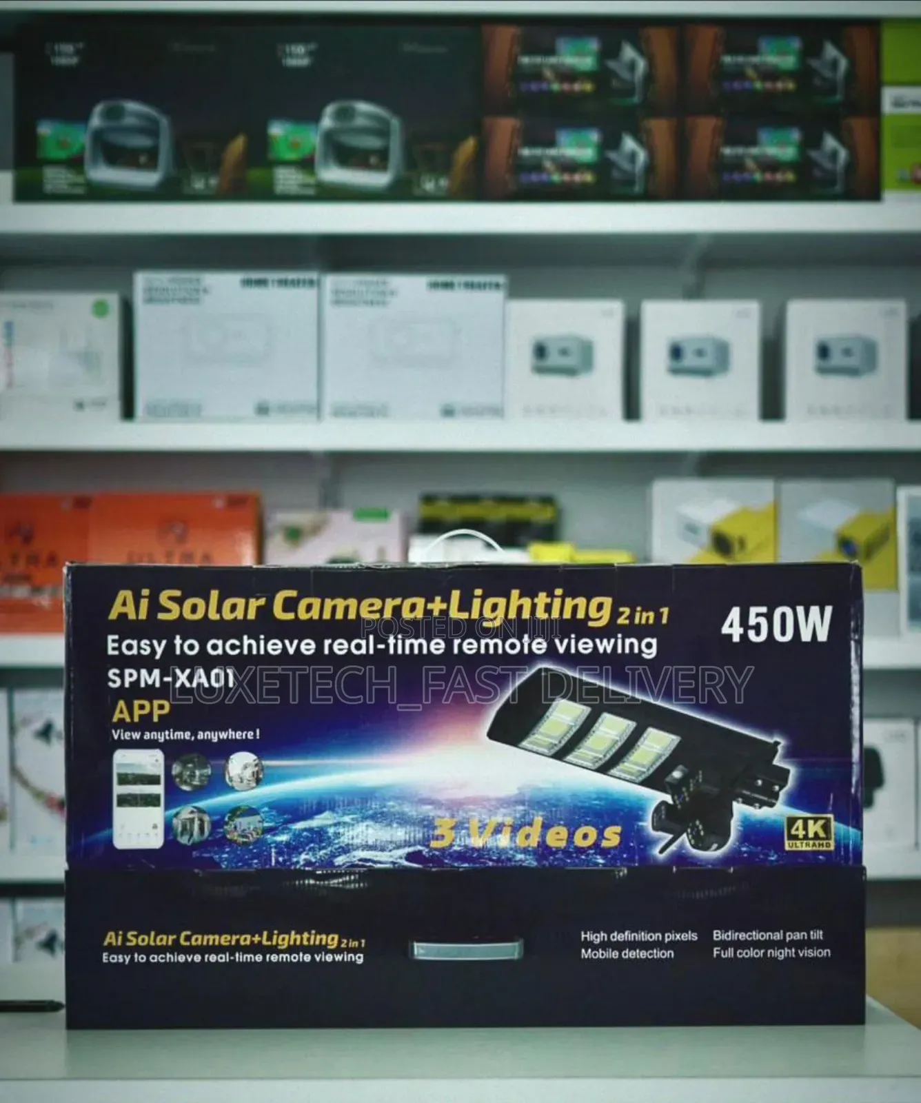 Ai Solar Camera+Lighting 2 in 1 3 Videos
