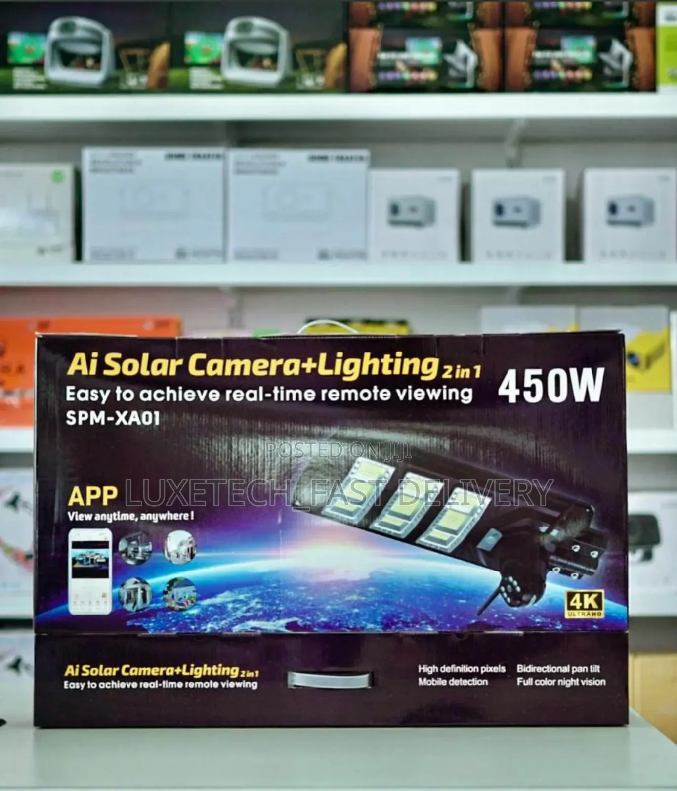 Ai Solar Security Camera + Lighting 2 in 1 Device