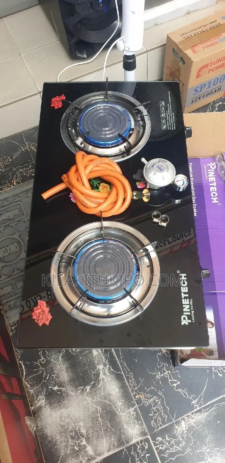 Gase Cooker Double Plates With Regulator.Pipe.Pin