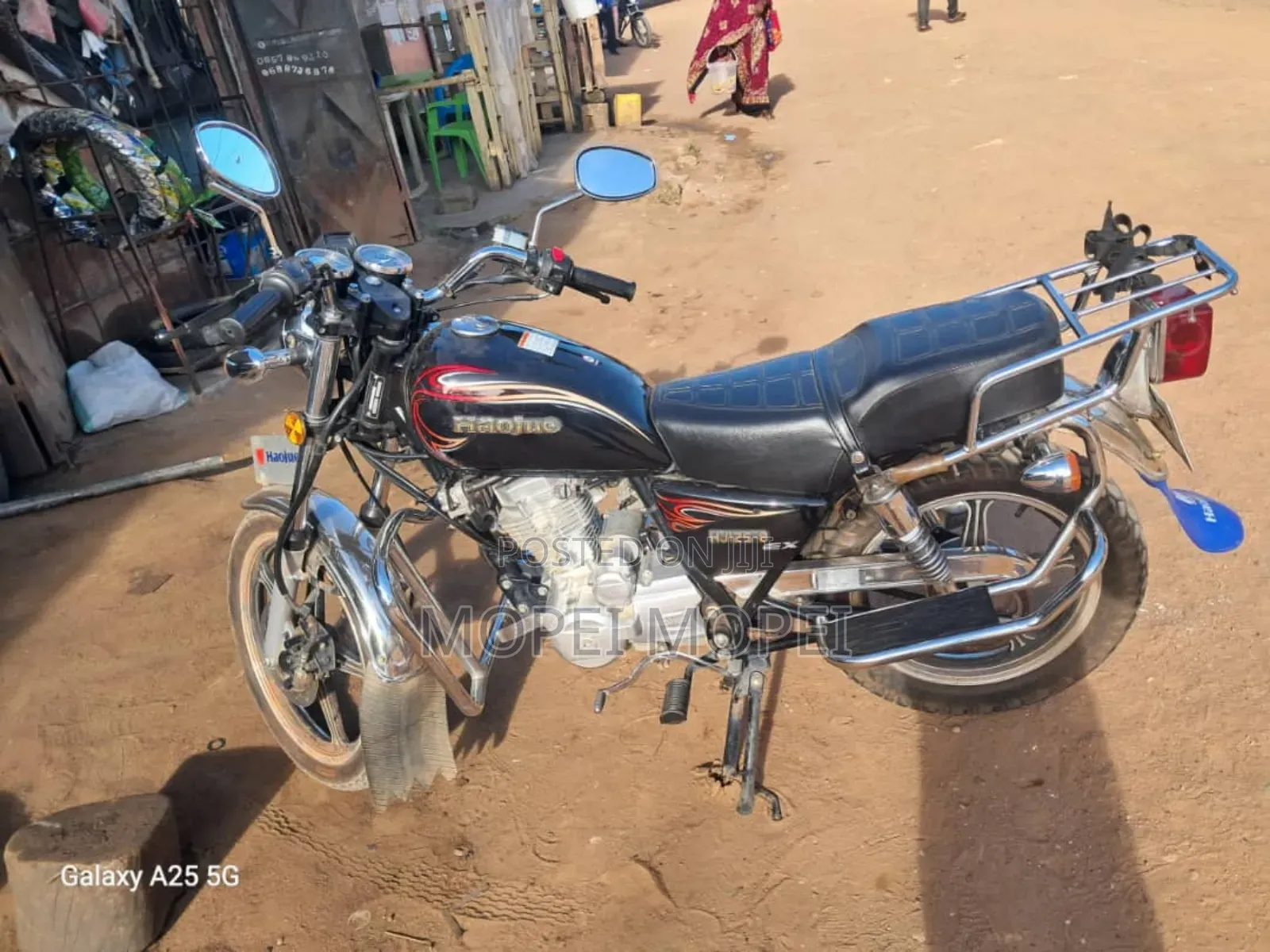 Haojue HJ125-18 2025 Black