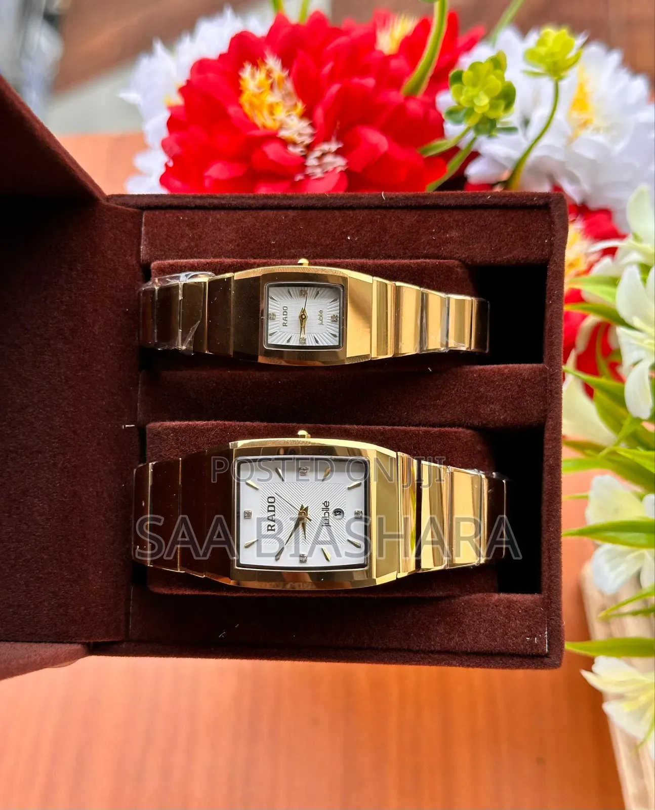 Rado Original Stainless Steel Water Resistant Gold and White