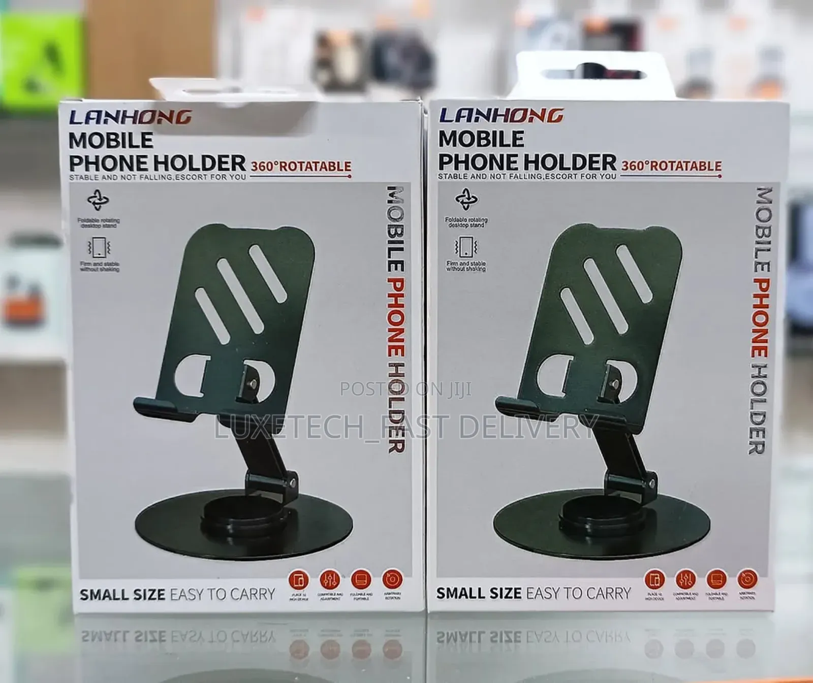 Mobile Phone Holder 360-Degree Rotatable Base