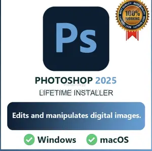 Photoshop 2025 (Wndows/Mac) Lifetime Activated