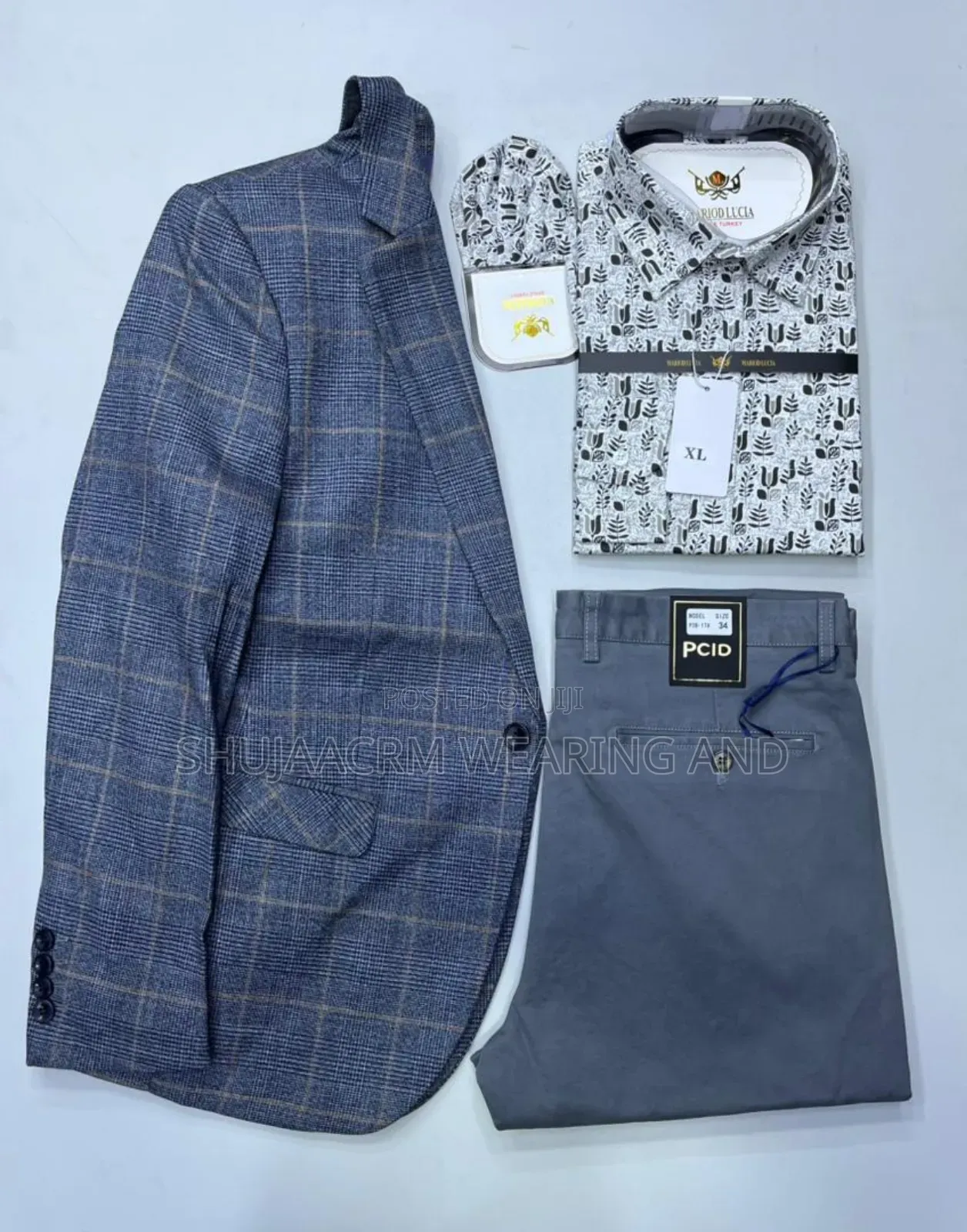 Blazer+Shirts +Trouser/Full Code for Men