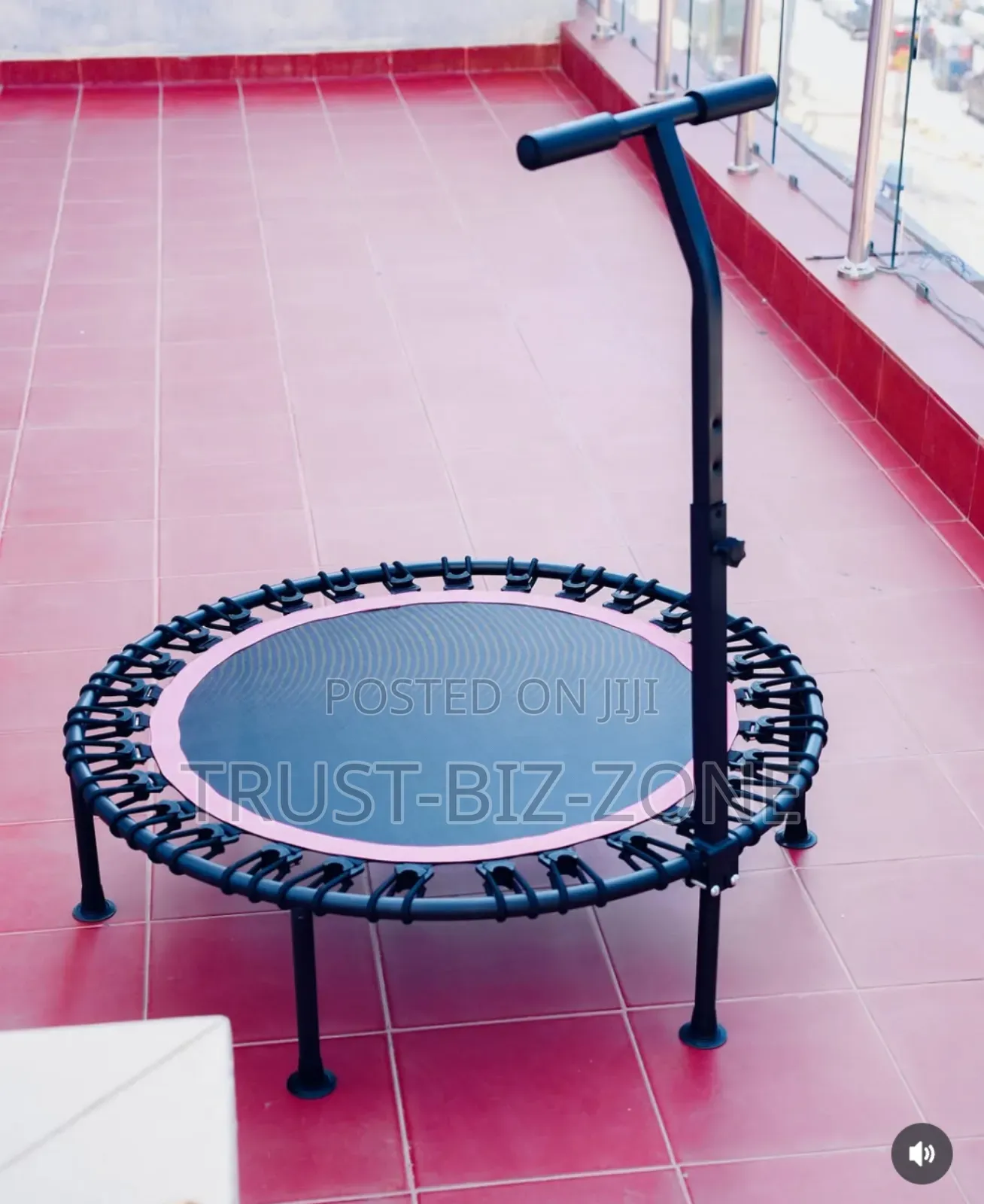 Trampoline With T_bar Heavy Duty