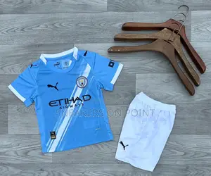 Manchester City Home Kids Kit Available