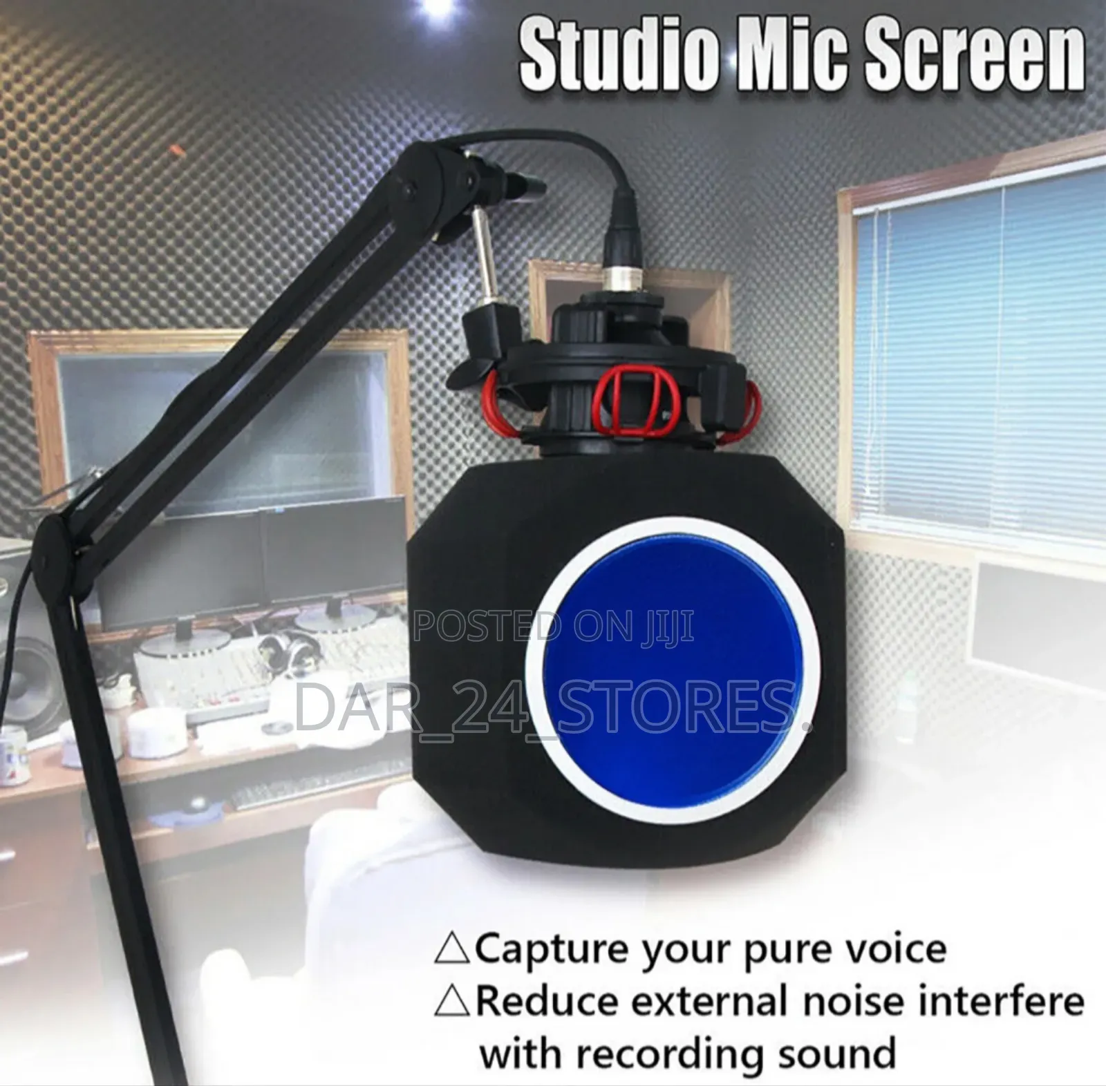 Portable Studio Mic Screen Booth