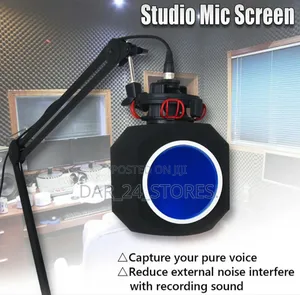 Portable Studio Mic Screen Booth
