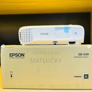 Epson Eb-X49 Xga, 3600 Lumens, 3lcd Projector
