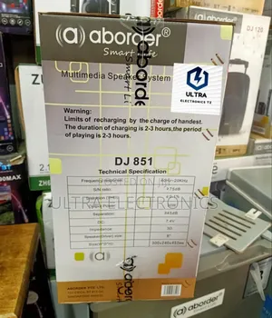Aborder Multimedia Rechargeable Speaker With Wireless Mic 