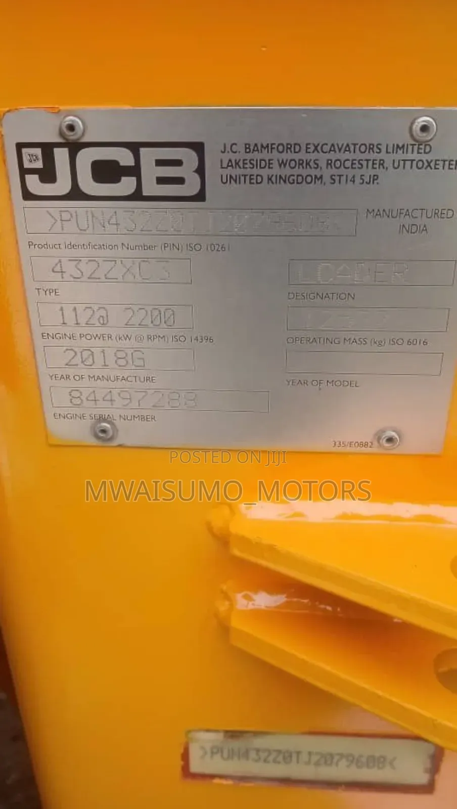 JCB Wheel Loader for Sale