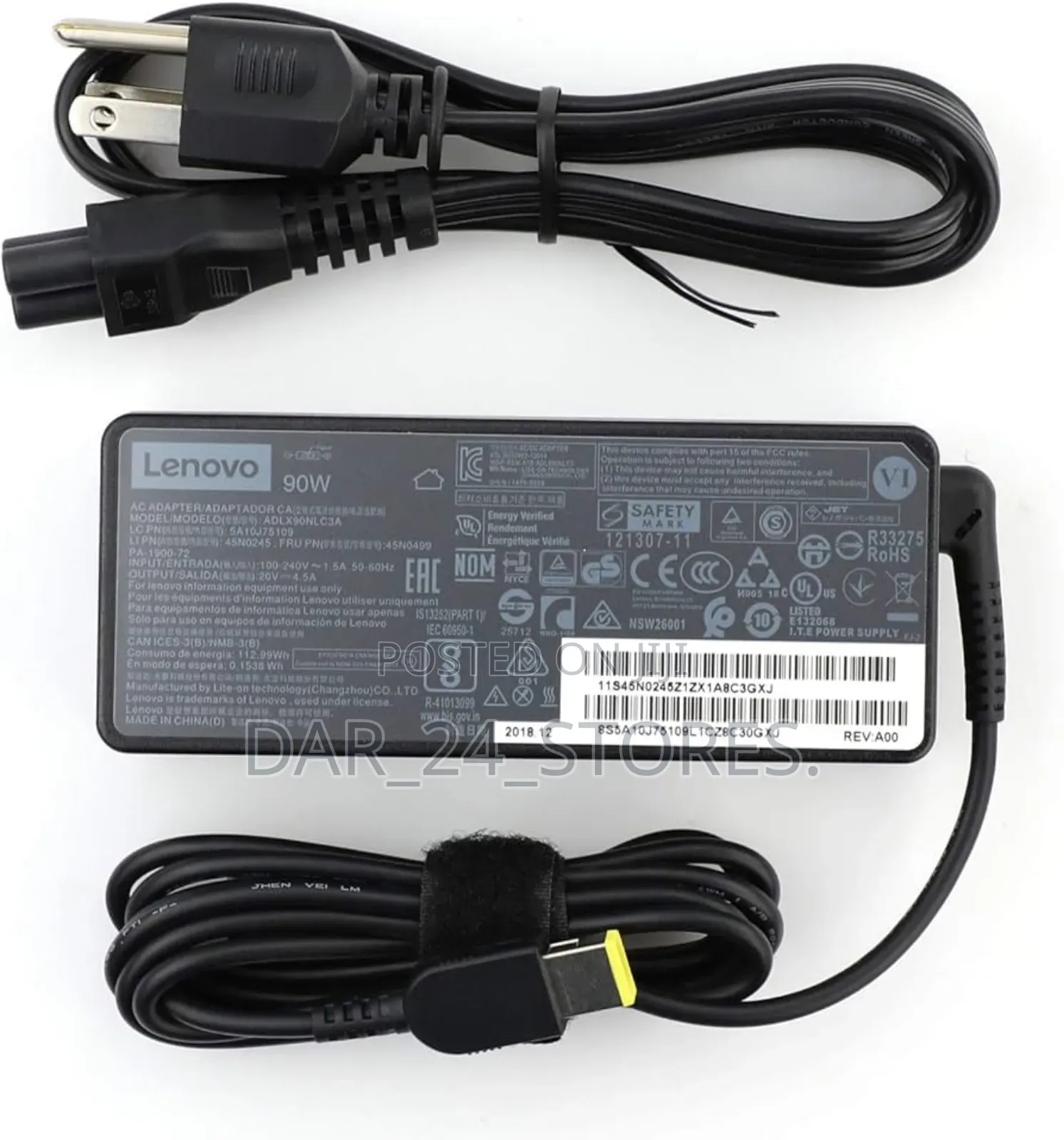 Lenovo Usb Charger With Power Adapter