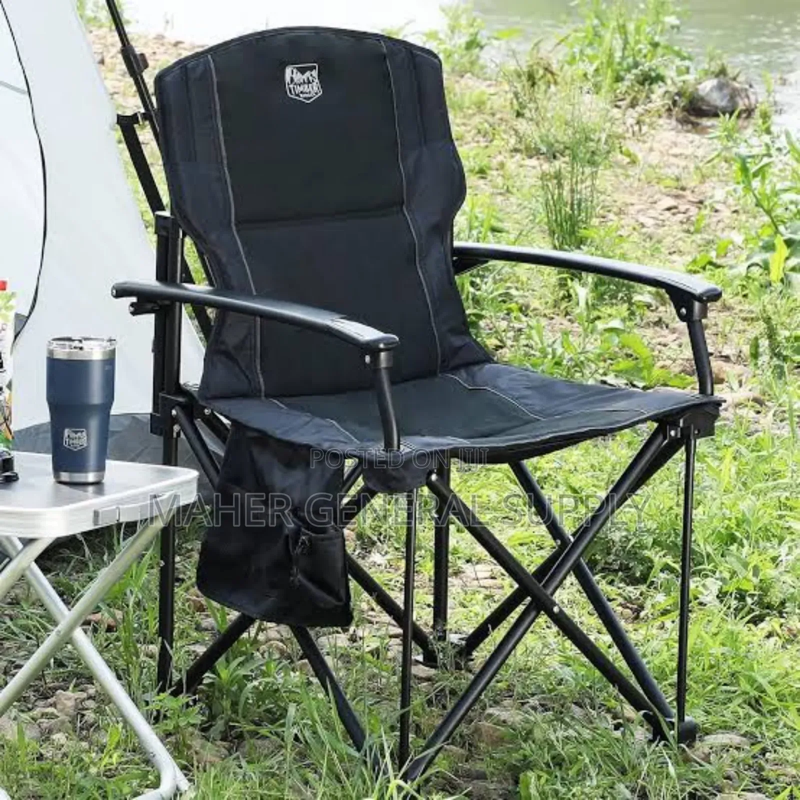 Folding Camping Chair With Cup Holder