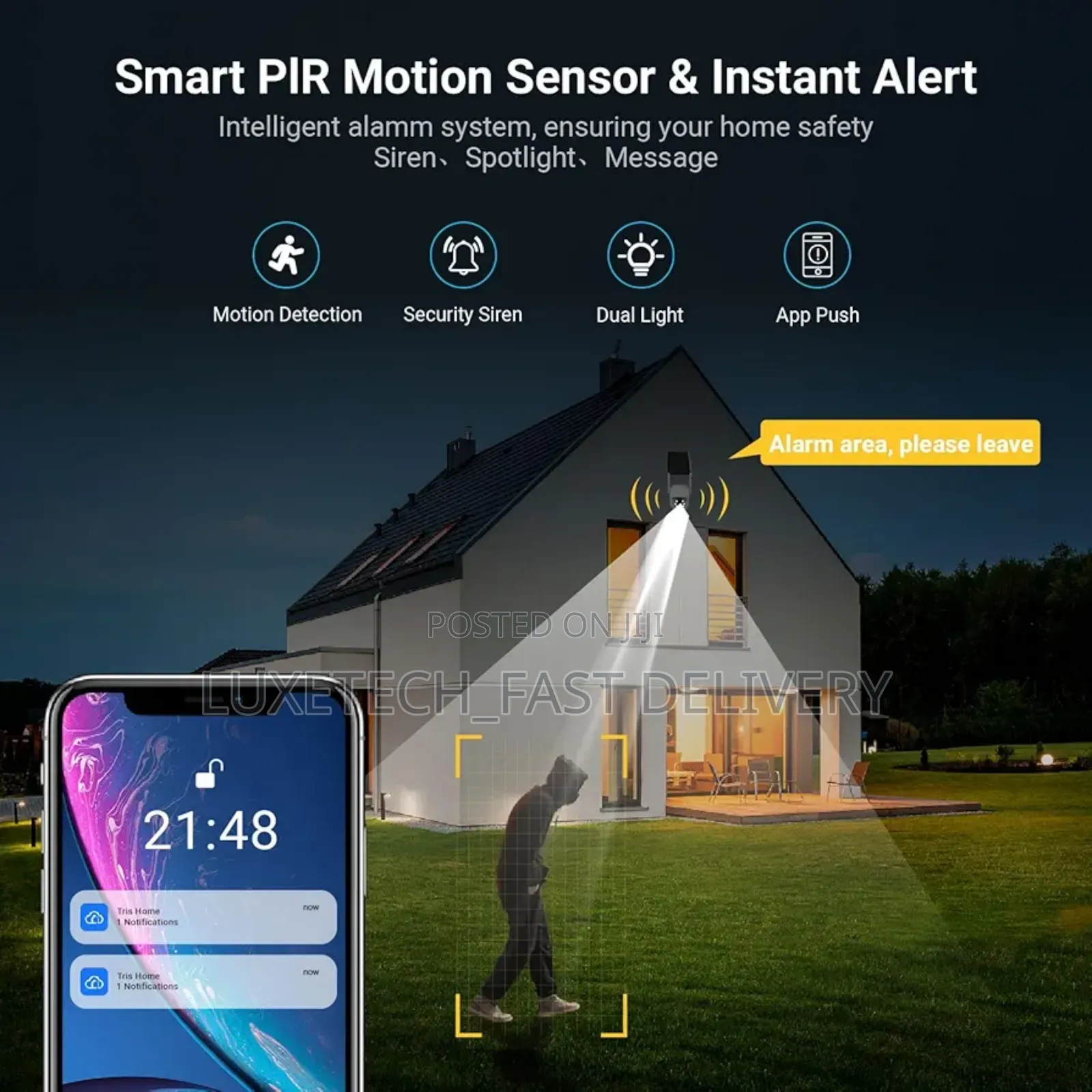 360° Solar Security Camera | Night Vision | 3mp Hd