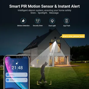 360° Solar Security Camera | Night Vision | 3mp Hd