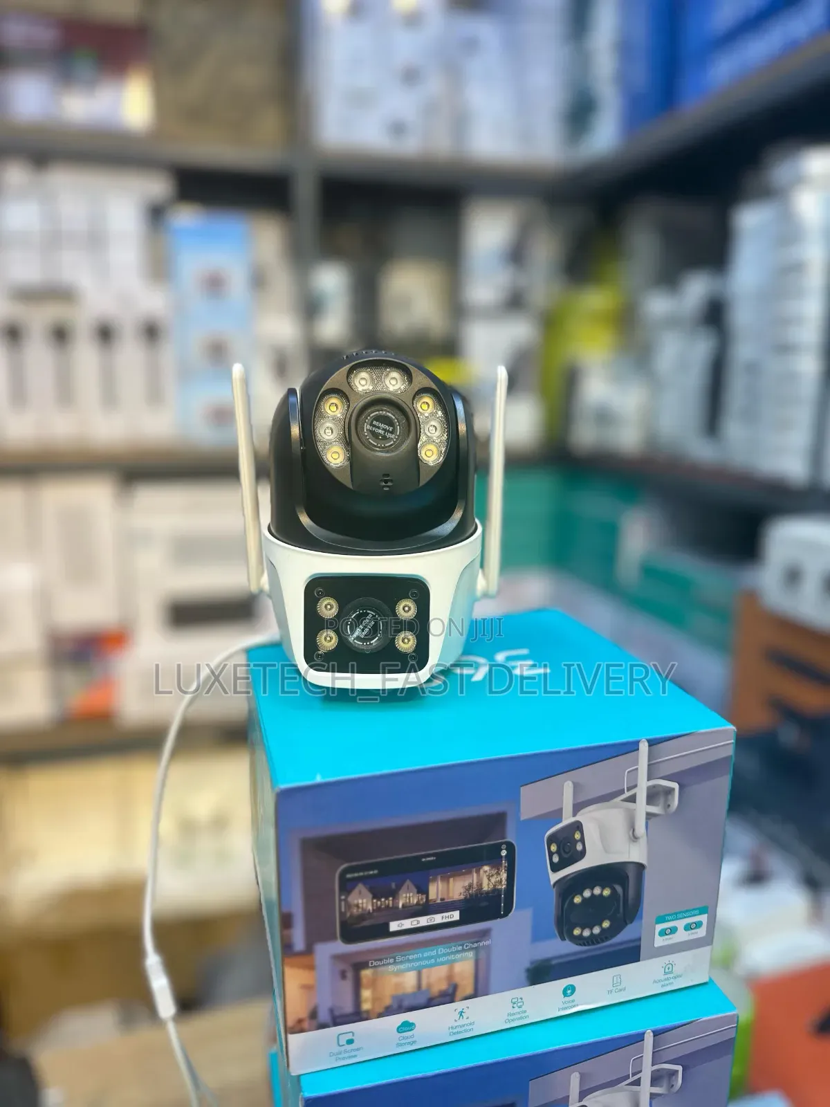 Dual-Lens Wi-Fi Security Camera