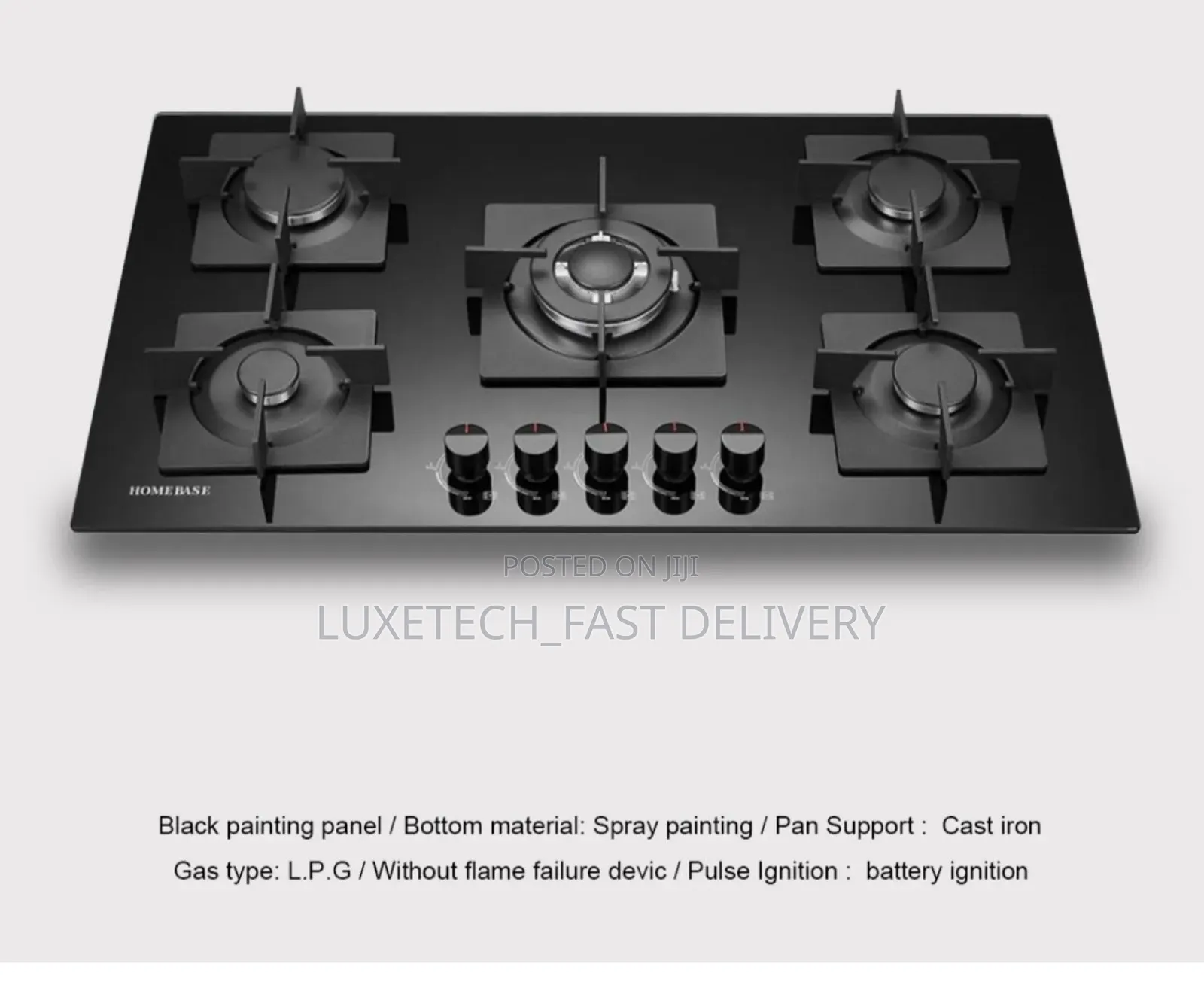 Homebase 5 Burner Gas Hob
