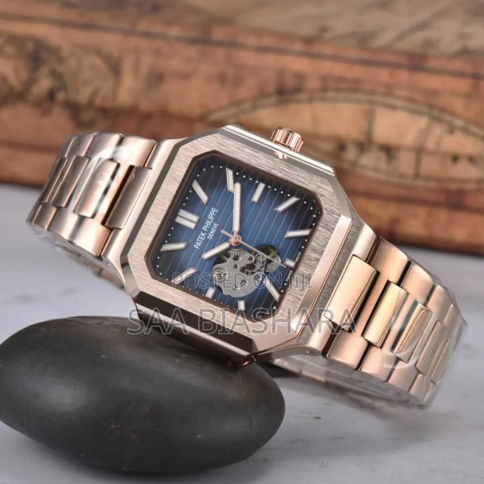 Patek Phillipe Bw 985 Rose Gold and Blue High Quality Og